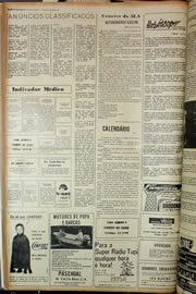Página do jornal Correio do Ceará de janeiro de 1974