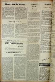 Página do jornal Correio do Ceará de janeiro de 1974