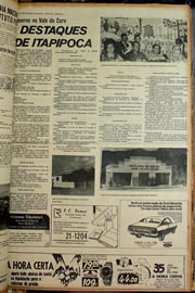 Página do jornal Correio do Ceará de janeiro de 1974