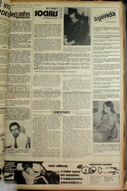 Página do jornal Correio do Ceará de janeiro de 1974