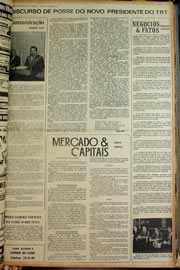 Página do jornal Correio do Ceará de janeiro de 1974