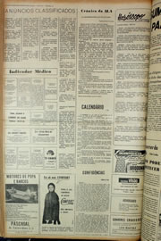 Página do jornal Correio do Ceará de janeiro de 1974