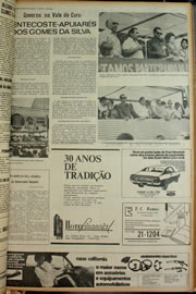 Página do jornal Correio do Ceará de janeiro de 1974