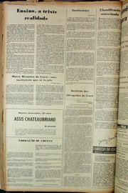 Página do jornal Correio do Ceará de janeiro de 1974