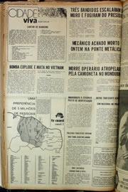 Página do jornal Correio do Ceará de janeiro de 1974
