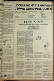 Página do jornal Correio do Ceará de janeiro de 1974