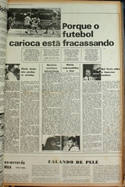 Página do jornal Correio do Ceará de janeiro de 1974