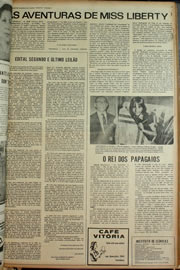 Página do jornal Correio do Ceará de janeiro de 1974