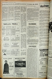 Página do jornal Correio do Ceará de janeiro de 1974
