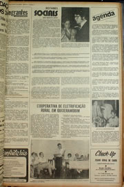 Página do jornal Correio do Ceará de janeiro de 1974