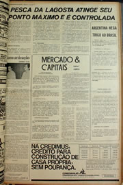 Página do jornal Correio do Ceará de janeiro de 1974