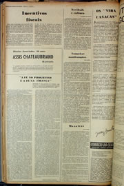 Página do jornal Correio do Ceará de janeiro de 1974