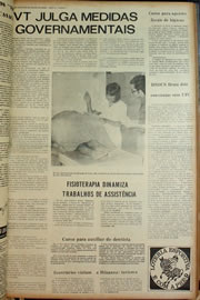 Página do jornal Correio do Ceará de janeiro de 1974