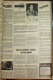 Página do jornal Correio do Ceará de janeiro de 1974