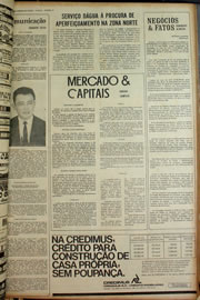 Página do jornal Correio do Ceará de janeiro de 1974