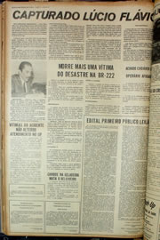 Página do jornal Correio do Ceará de janeiro de 1974