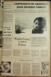 Página do jornal Correio do Ceará de janeiro de 1974