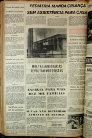 Página do jornal Correio do Ceará de fevereiro de 1974
