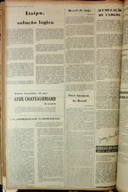 Página do jornal Correio do Ceará de fevereiro de 1974