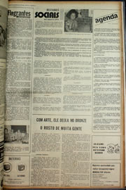 Página do jornal Correio do Ceará de fevereiro de 1974