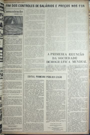 Página do jornal Correio do Ceará de março de 1974