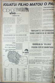 Página do jornal Correio do Ceará de março de 1974