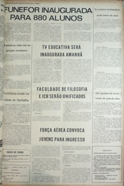 Página do jornal Correio do Ceará de março de 1974