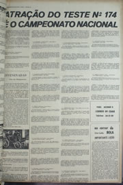 Página do jornal Correio do Ceará de março de 1974