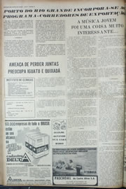 Página do jornal Correio do Ceará de março de 1974