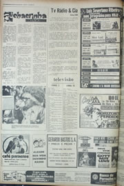 Página do jornal Correio do Ceará de março de 1974
