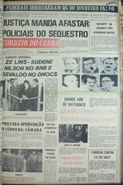 Página do jornal Correio do Ceará de março de 1974