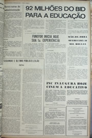 Página do jornal Correio do Ceará de março de 1974