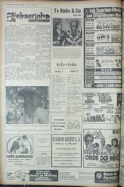 Página do jornal Correio do Ceará de março de 1974