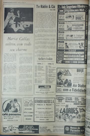 Página do jornal Correio do Ceará de março de 1974