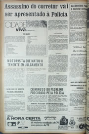 Página do jornal Correio do Ceará de março de 1974