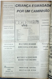 Página do jornal Correio do Ceará de março de 1974