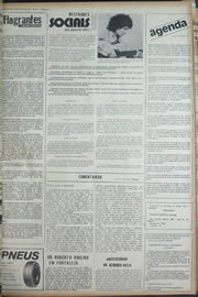 Página do jornal Correio do Ceará de março de 1974