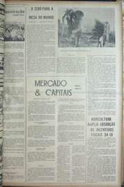Página do jornal Correio do Ceará de março de 1974