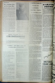 Página do jornal Correio do Ceará de março de 1974