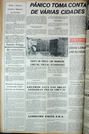 Página do jornal Correio do Ceará de março de 1974