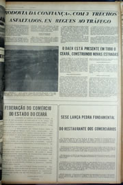 Página do jornal Correio do Ceará de março de 1974