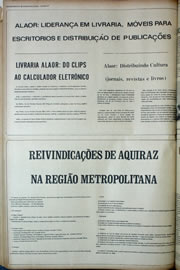 Página do jornal Correio do Ceará de março de 1974