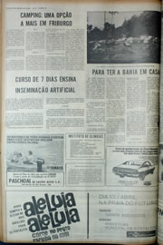 Página do jornal Correio do Ceará de abril de 1974