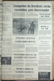 Página do jornal Correio do Ceará de abril de 1974