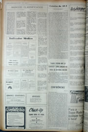 Página do jornal Correio do Ceará de abril de 1974