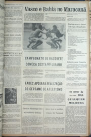Página do jornal Correio do Ceará de abril de 1974