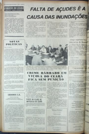 Página do jornal Correio do Ceará de abril de 1974