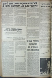 Página do jornal Correio do Ceará de abril de 1974
