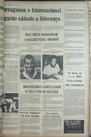 Página do jornal Correio do Ceará de abril de 1974