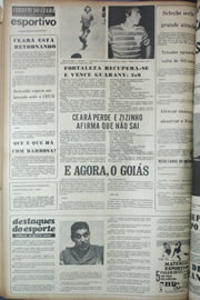 Página do jornal Correio do Ceará de abril de 1974